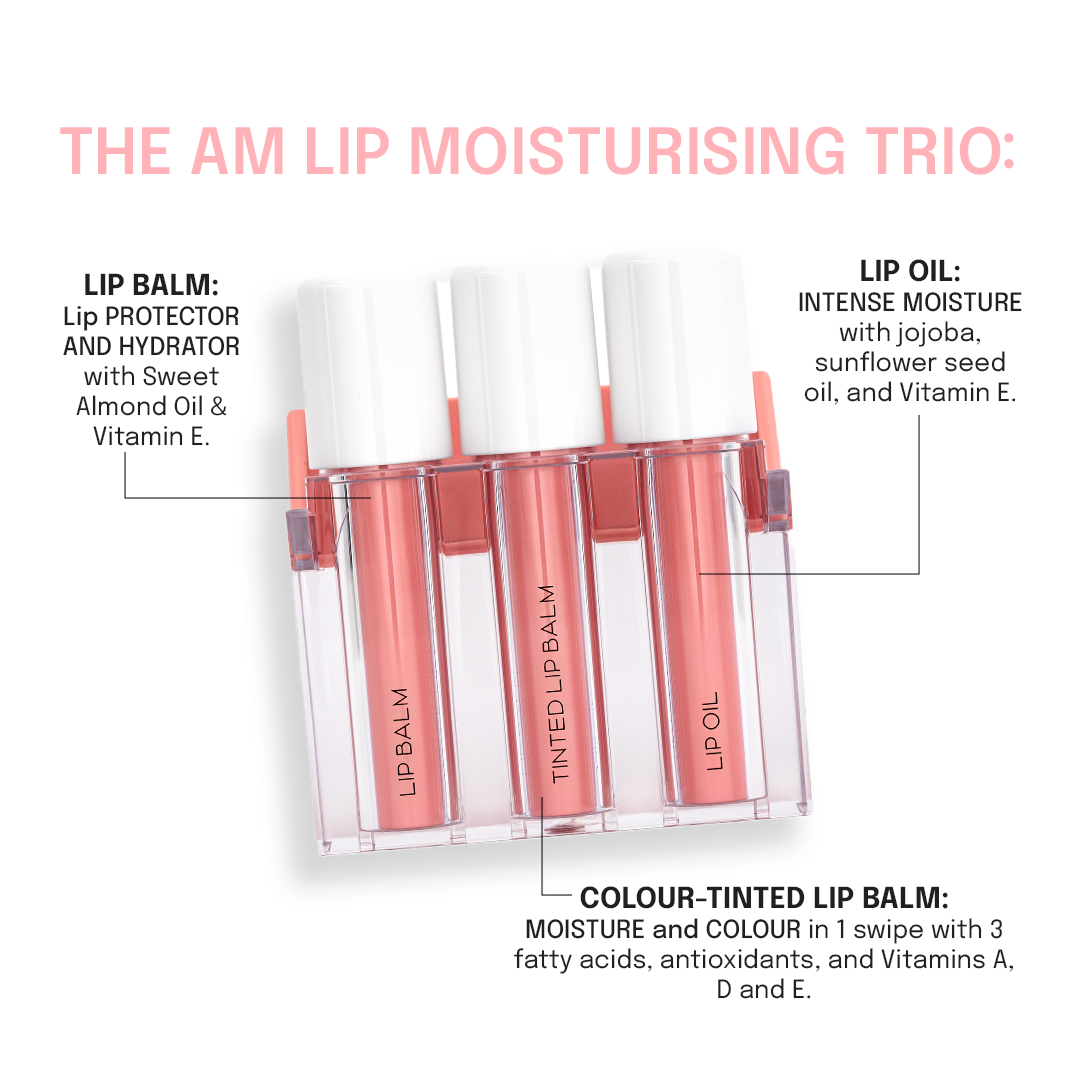AM Lip Moisturising Trio
