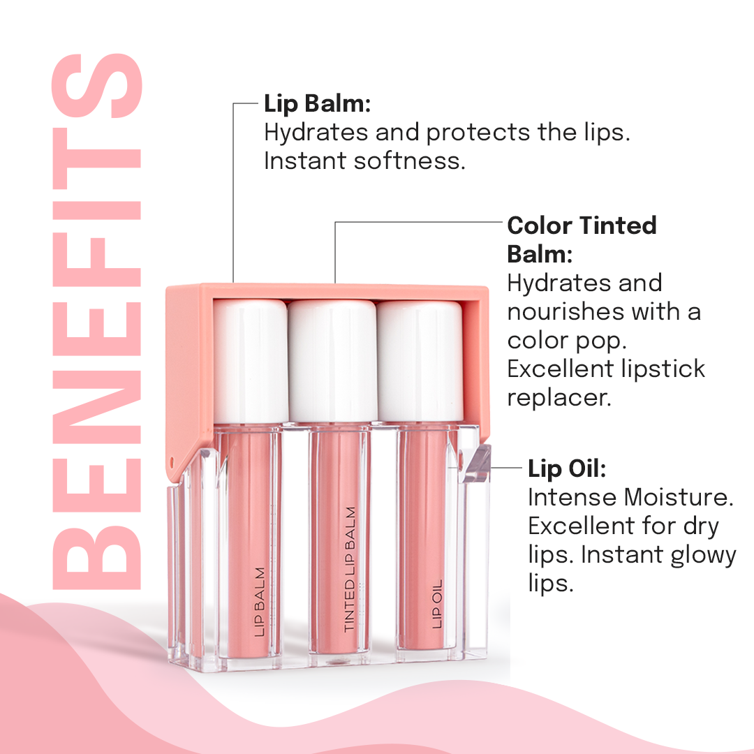 AM Lip Moisturising Trio