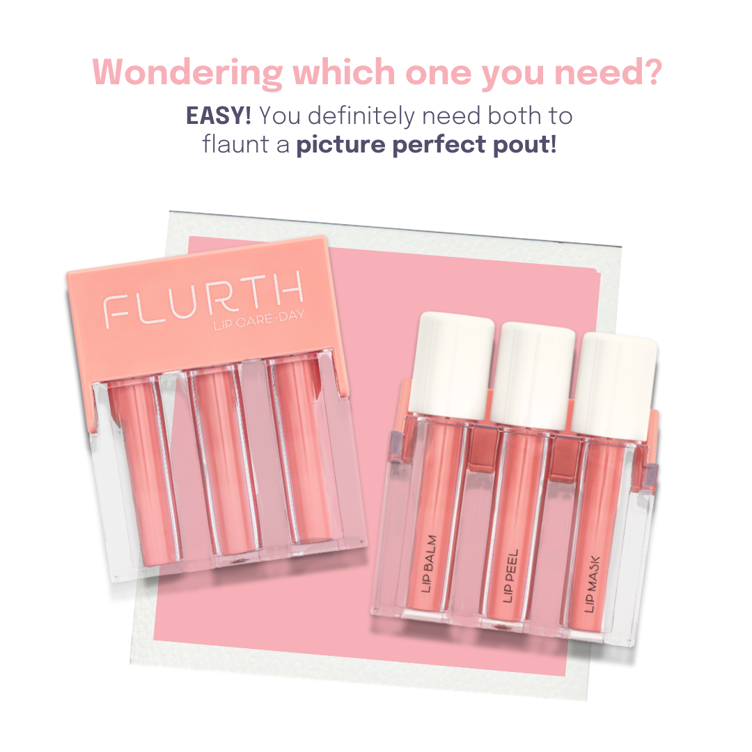 24-Hour Lip Skincare Bundle — AM & PM Korean Lip Care Trios
