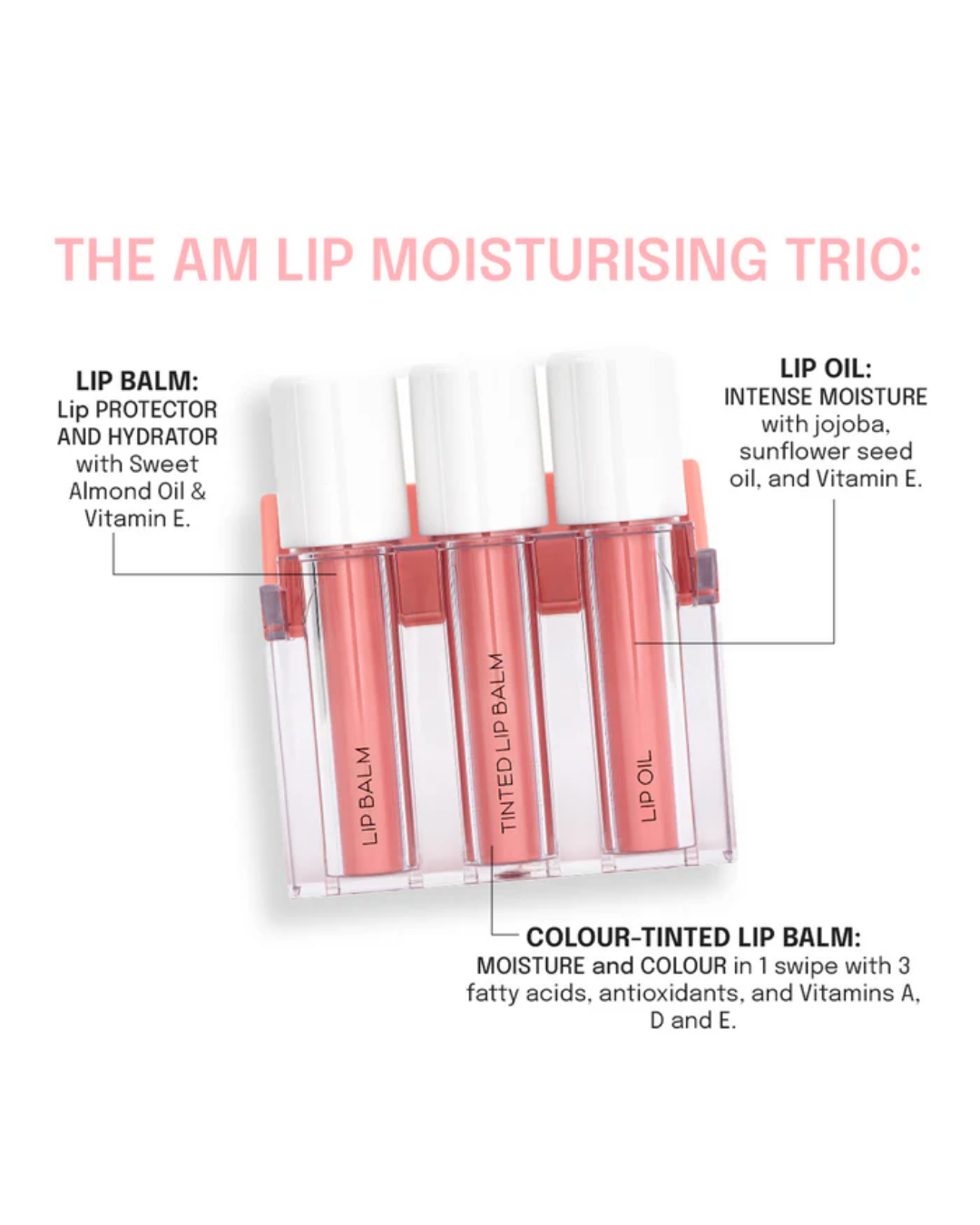 AM Lip Moisturizing Trio