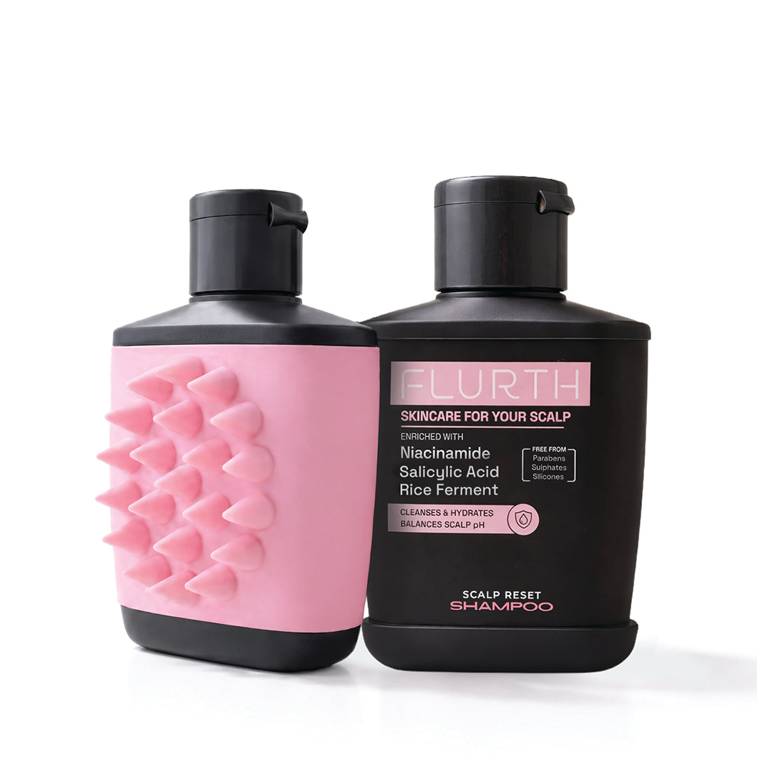 The Scalp Reset System- Shampoo + Engineered Scalp Scrubber